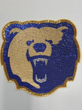 Morgan Bear Sequin Iron On Patch