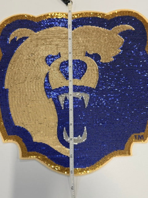 Morgan Bear Sequin Iron On Patch