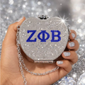 Mini Rhinestone ΖΦΒ Heart Crossbody