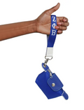 ΖΦΒ Nylon Wristlet Mini Pouch