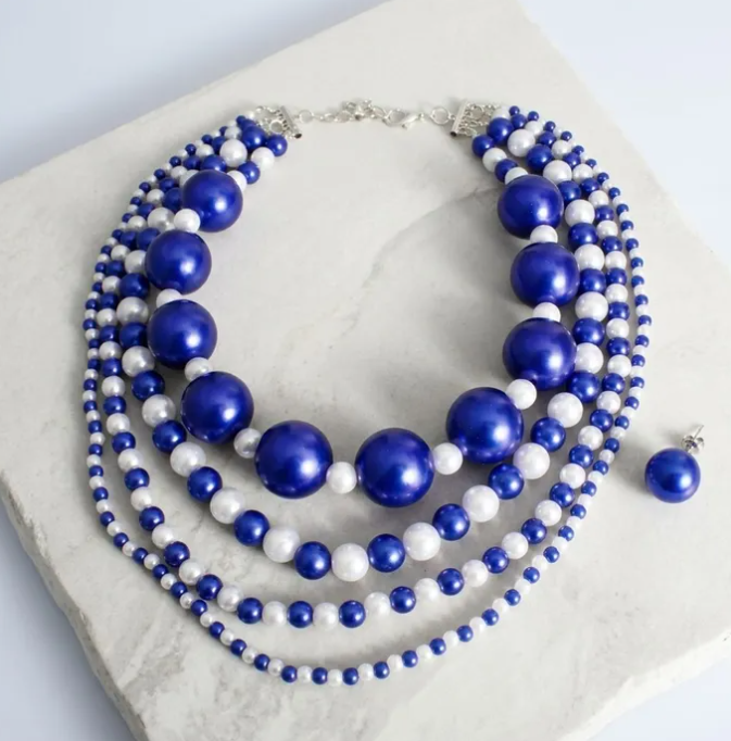 Jumbo Pearl Necklace Set
