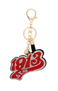 1913 Red Padded Keychain