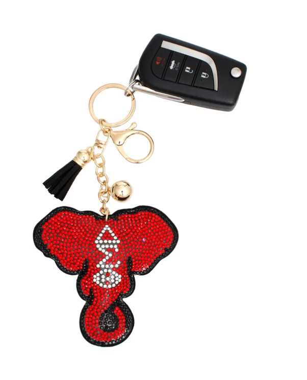 ΔΣΘ Elephant Keychain