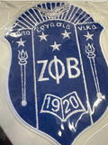 Lrg. Zeta Shield Iron-On Patch