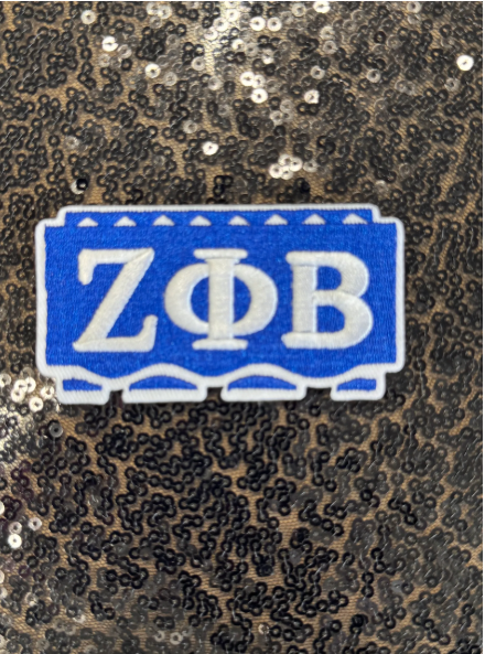 Retro ZΦΒ Iron-On Patch