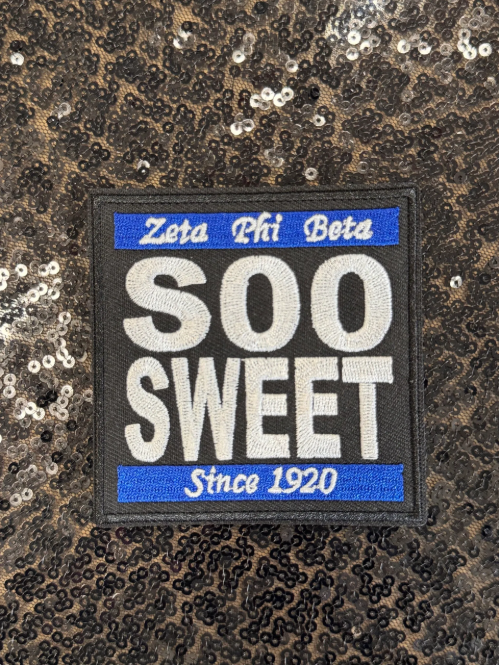 Soo Sweet Embroidered Iron-On Patch