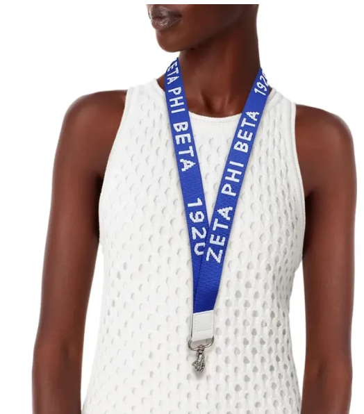 ZΦB Canvas Lanyard