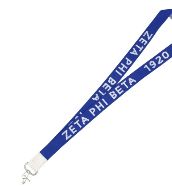 ZΦB Canvas Lanyard