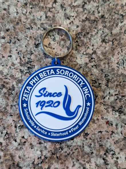 ΖΦΒ PVC Seal Keychain