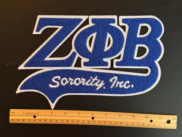 ΖΦΒ Sorority Iron-On Patch